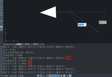 CAD多段线（PLINE）相关的知识点