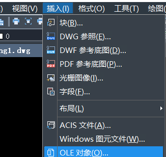 CAD中的ole对象是什么
