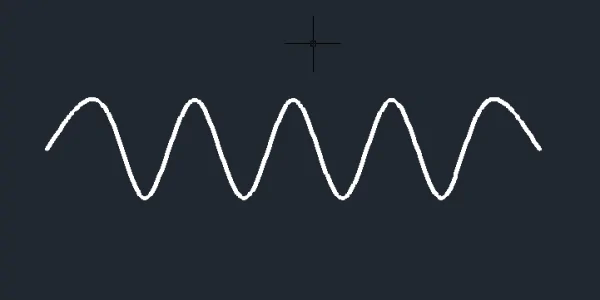 如何使用CAD绘制正弦曲线