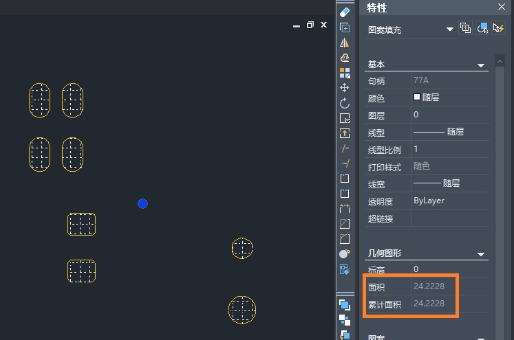 CAD中闭合图形的面积怎么测量