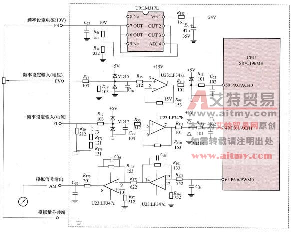 变频器模拟量端子接口电路检修技术方法