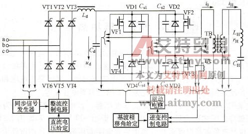 mosfet高频加热电源的拓扑电路