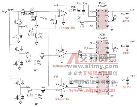 变频器三相输出电压检测电路及检修技术方法