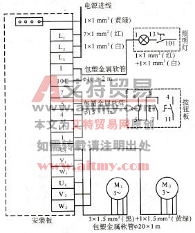 电气安装接线图