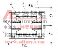 差动电容式加速度传感器