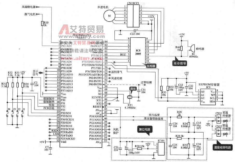 美的KFR-26(33)GW/CBPY变频空调器整机结构