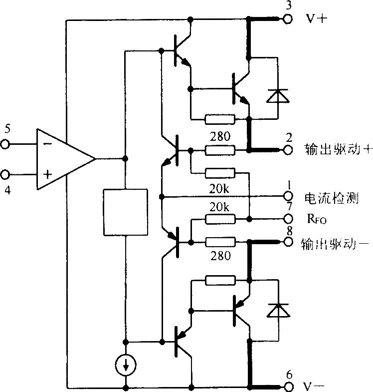 大电流大功率运算放大电路OPA502