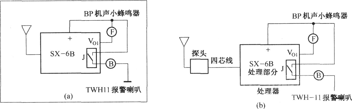 SX-6型人体感应开关应用电路