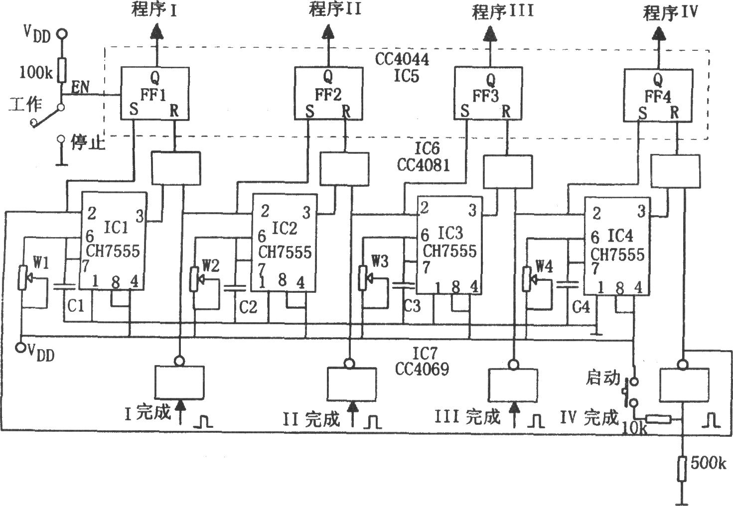 CH7555构成的程序控制器