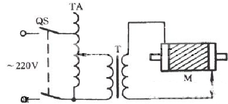 三相电动机转子断条的检查电路图