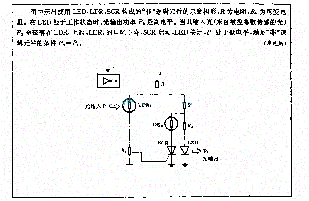 非逻辑元件构形电路