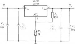 W396／W496组成的输出电压可调的应用电