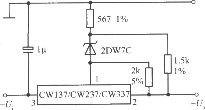 CW137／CW237／CW337构成的高稳定度集成稳压电源之一