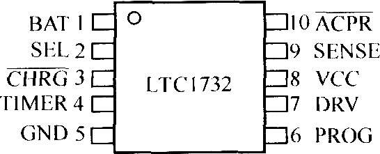 LTC732的引脚排列图