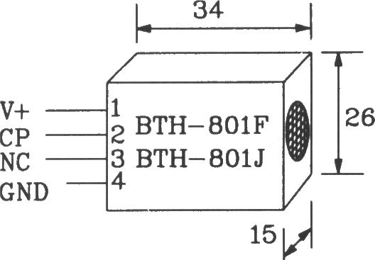 由BTH-801F/801J红外遥控发射、接收模块构成的发射