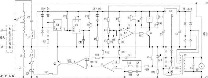 10KW交流稳压电源电路