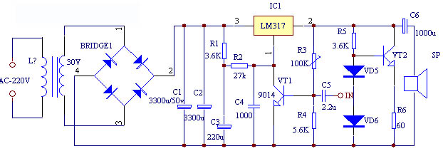 用LM317自制“牛功放”