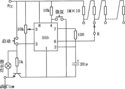 由555组成的精确定时电路