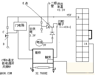 电脑触发开发电路图