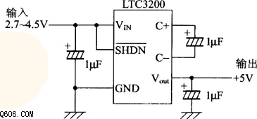 LTC3200的升压电路图