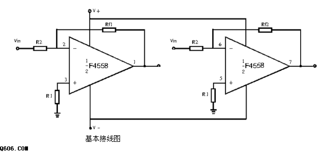 JRC4558典型应用电路图