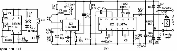 SL517A遥控电路图