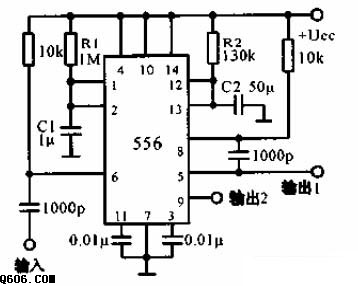 556构成的顺序定时器电路