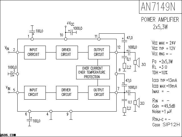 AN7149N功放电路图