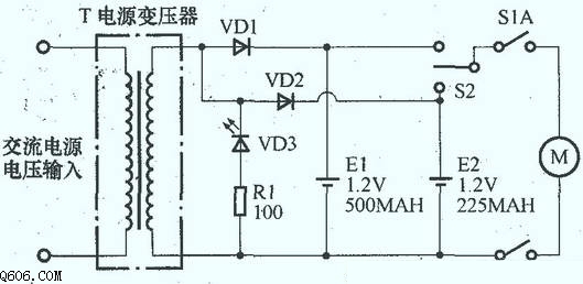 松下ES-331型电动剃须刀电路图