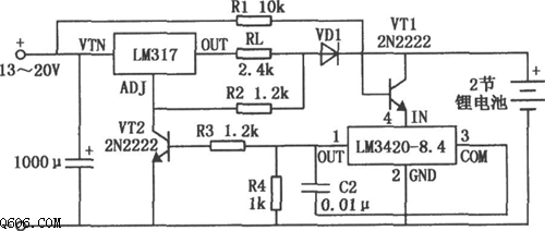 LM3420构成的锂电池快速充电器