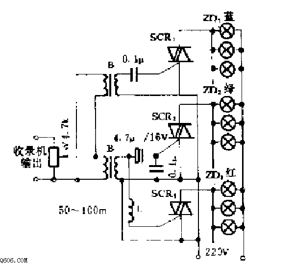 彩灯电路图