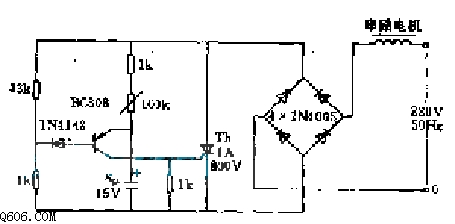 利用晶闸管实现交流调压的电路图