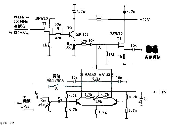 低频调制器电路图