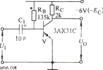 固定偏置放大电路图