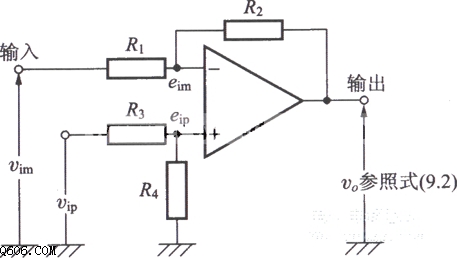 基于运放的差动放大器图