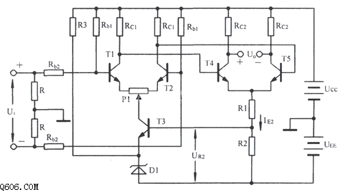两级差动放大电路图