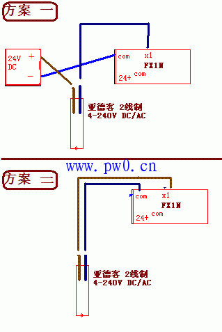 亚德客磁性开关接线图