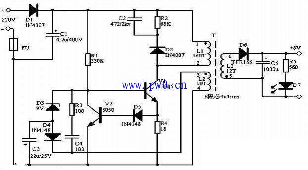 简单的开关电源电路图讲解