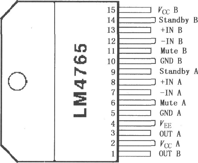 LM4765双立体声音频功率放大器