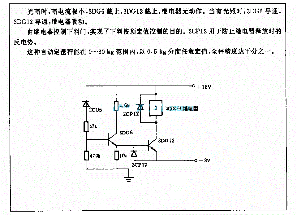 ZD—30C和ZD-30D型自动定量秤的光敏电路