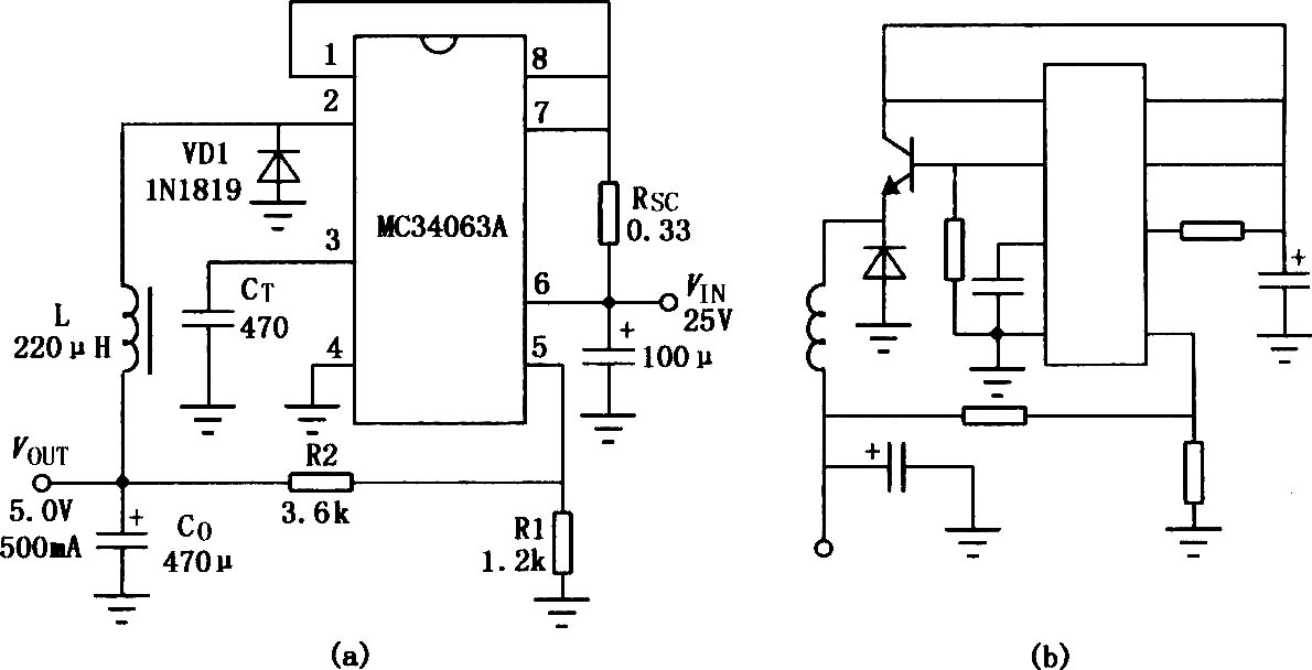 MC3406A升降压DC—DC集成变换器