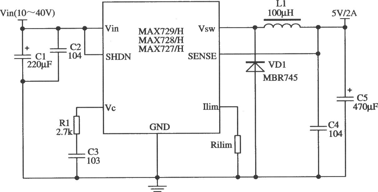 MAX727／MAX728／MAX729的多功能应用电路