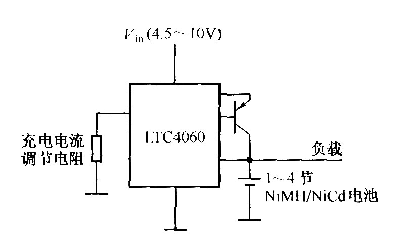 LTC4060构成的充电器电路