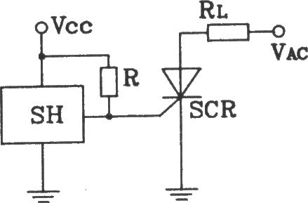 SH型霍尔开关与单硅输出接口电路